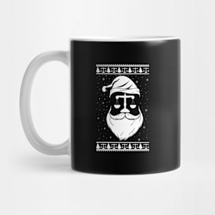 Santa With Justice Balance Scale Lawyer Mug